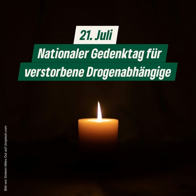 Nationaler Gedenktag für verstorbene Drogenabhängige