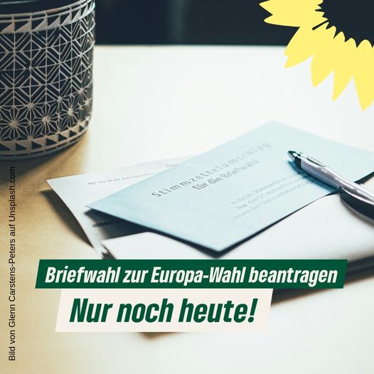 Nur noch heute möglich: Briefwahl zur Europawahl beantragen