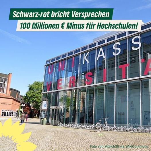 Schwarz-Rot bricht Versprechen: 100 Mio. Euro Minus für Hessens Hochschulen