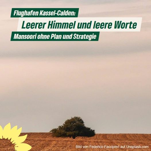 Flughafen Kassel-Calden: Leerer Himmel und leere Worte