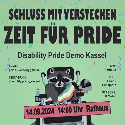 Erste Disability Pride Demo Kassel