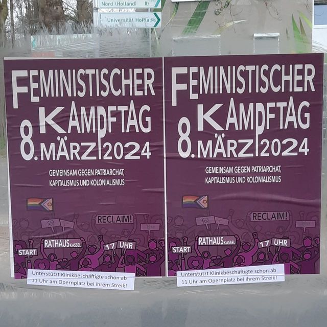 Morgen ist der internationale feministische Kampftag!