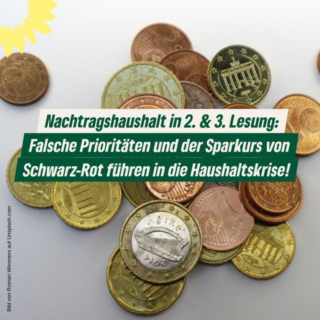 Nachtragshaushalt in 2. & 3. Lesung