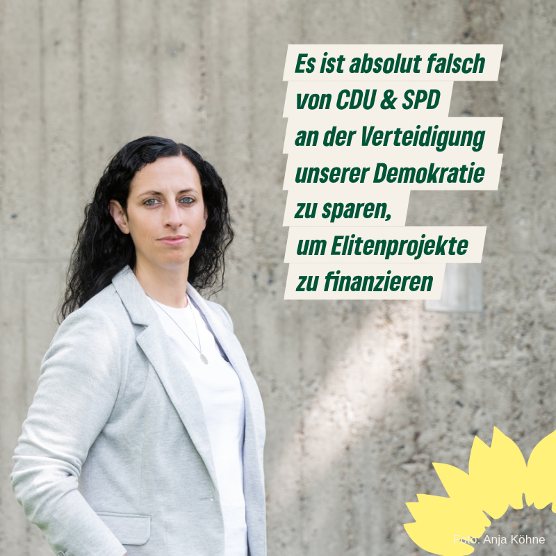 An Demokratie darf nicht gespart werden