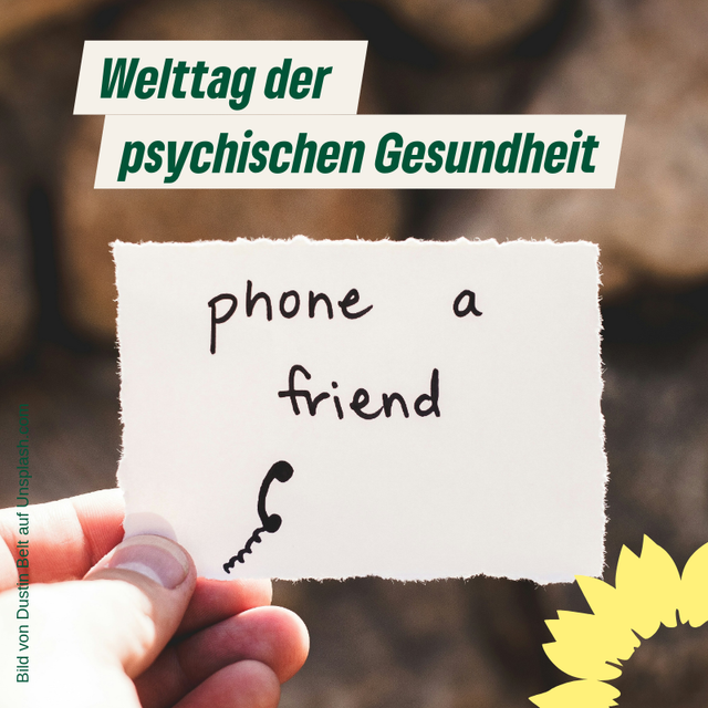 Welttag der Psychischen Gesundheit