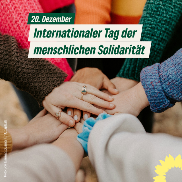 Internationaler Tag der menschlichen Solidarität