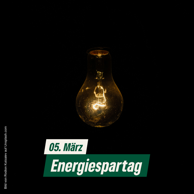 Internationaler Energiespartag