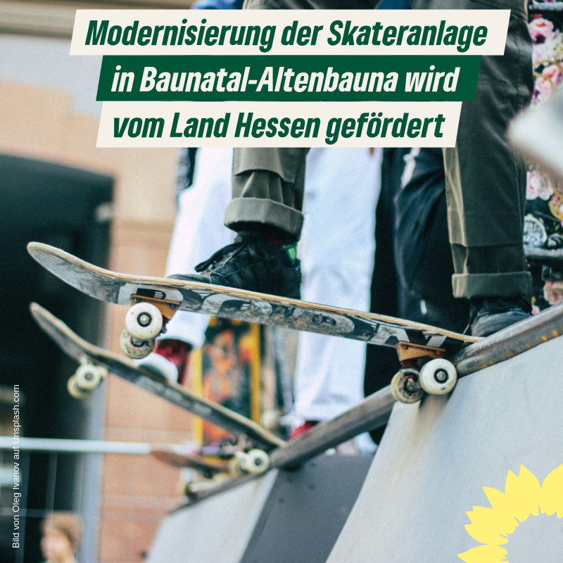 Modernisierung der Skateranlage in Baunatal-Altenbauna