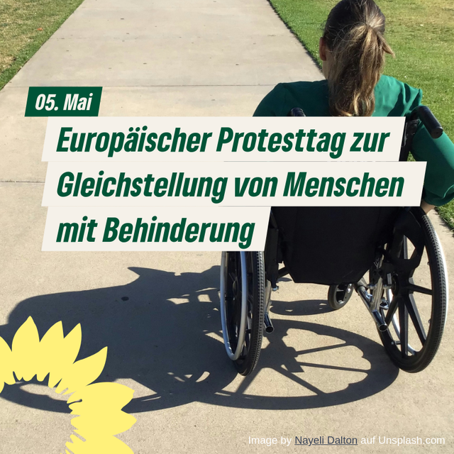 Europäischer Protesttag zur Gleichstellung von Menschen mit Behinderung