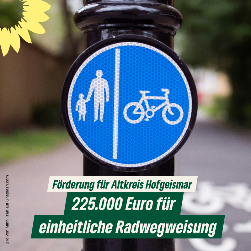 225.000 Euro für einheitliche Radwegweisung