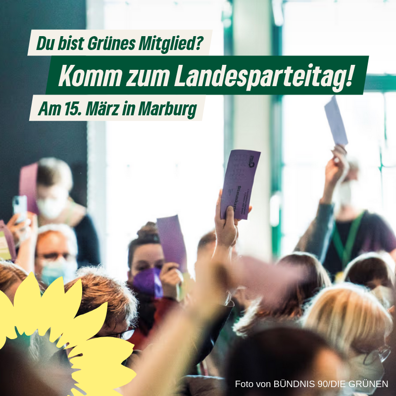 Kommt zum Landesparteitag am 15. März!