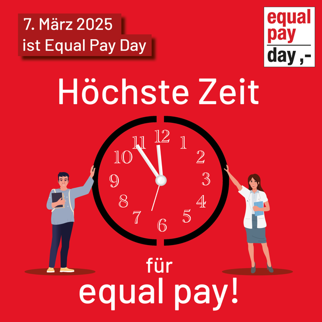 Morgen ist Equal Pay Day