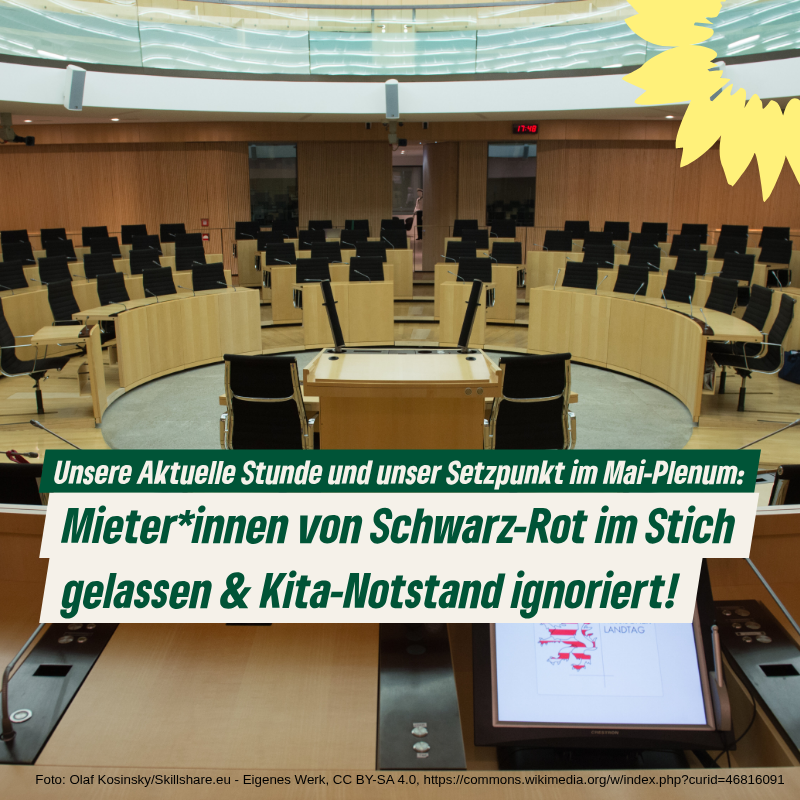 Unsere Aktuelle Stunde und unser Setzpunkt im Mai-Plenum
