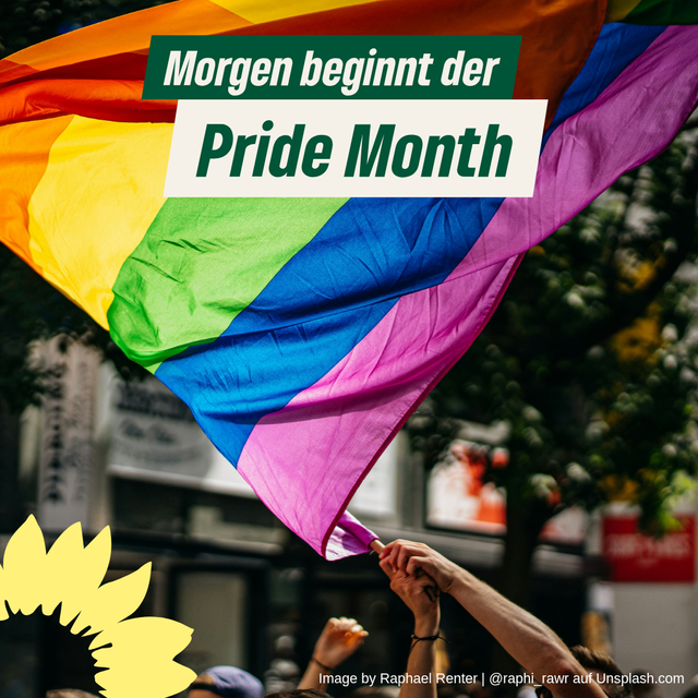 Morgen beginnt der Pride Month!