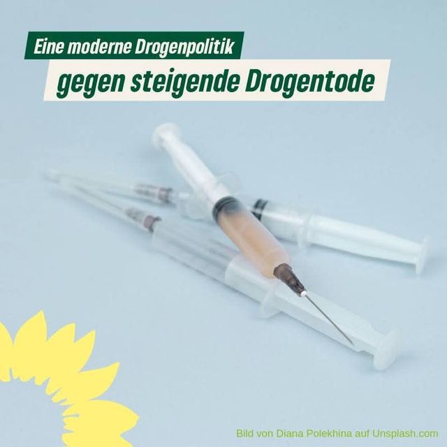 Für eine moderne Drogenpolitik - gegen den Höchststand von Drogentoten