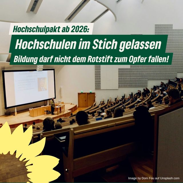 Der Hochschulpakt 2026 lässt Hochschulen im Stich