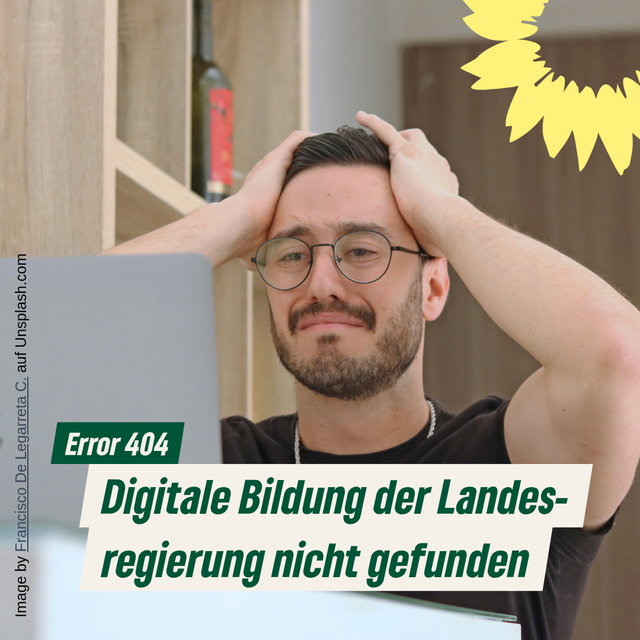 Error 404: Digitale Bildung der Landesregierung nicht gefunden