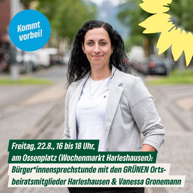 Offene Bürger*innensprechstunde in Harleshausen am 22. August