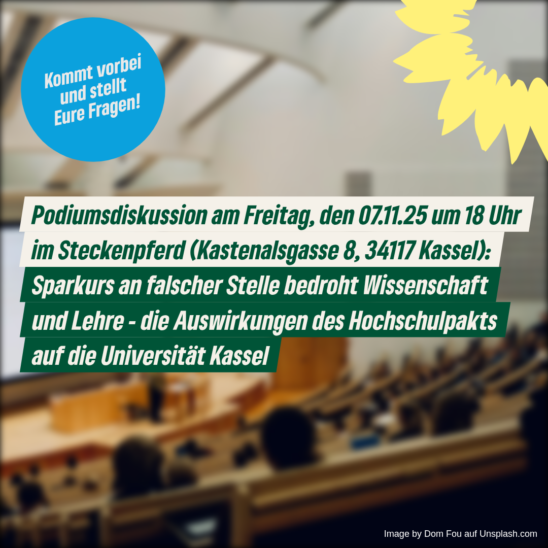 Einladung zur Podiumsdiskussion