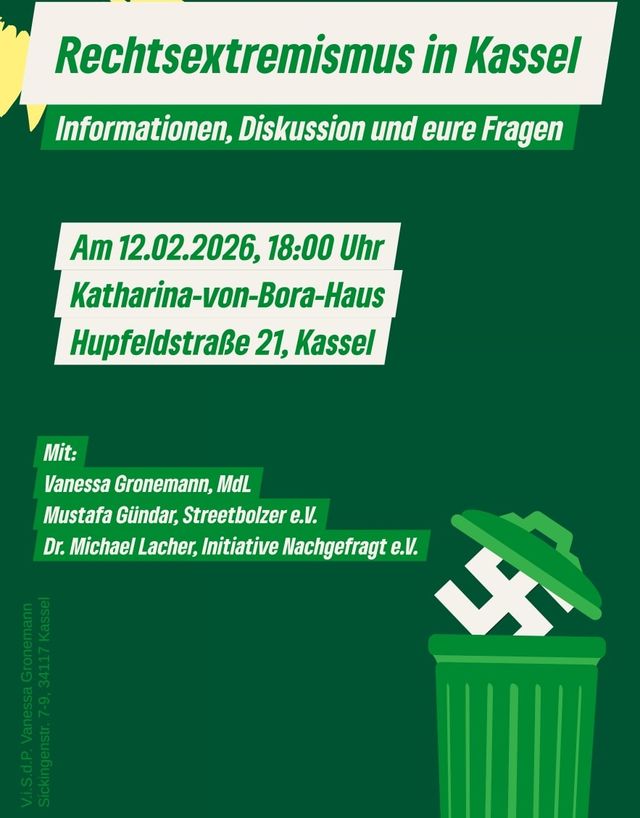 Diskussion: Rechtsextremismus in Kassel am 12.02. um 18 Uhr im Katharina-von-Bora-Haus