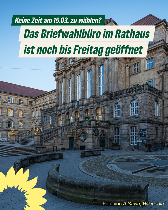 Das Briefwahlbüro ist noch bis morgen offen