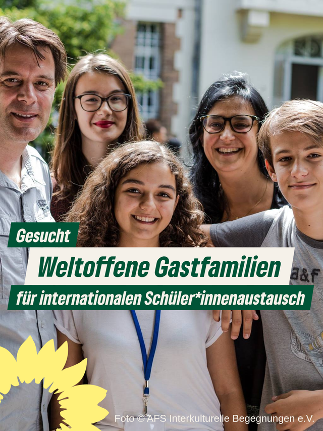 Weltoffene Gastfamilien gesucht