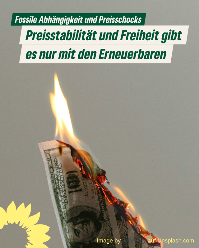 Preisstabilität und Freiheit gibt es nur mit den Erneuerbaren Energien