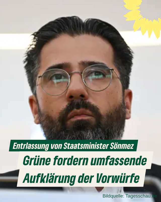 Entlassung von Staatsminister Sönmez
