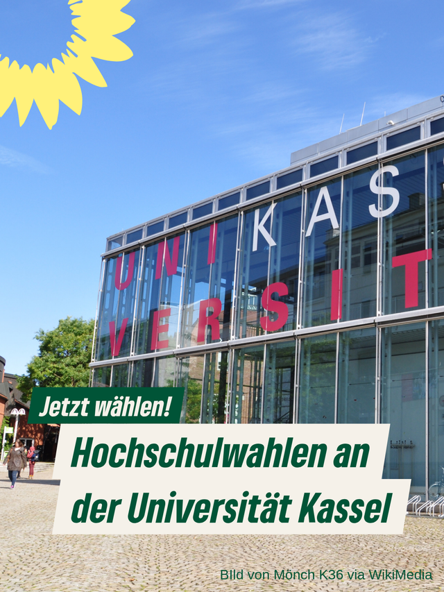 Jetzt wählen! Hochschulwahl an der Universität Kassel