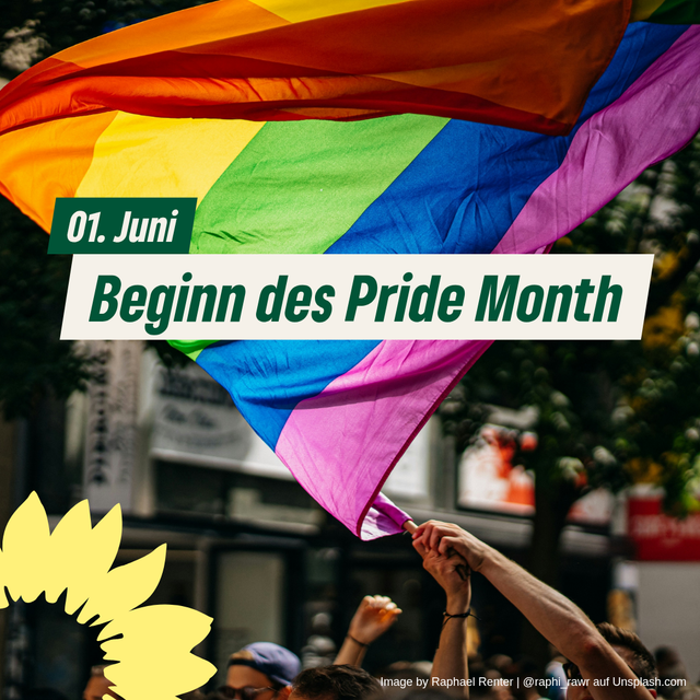 Heute beginnt der Pride Month!