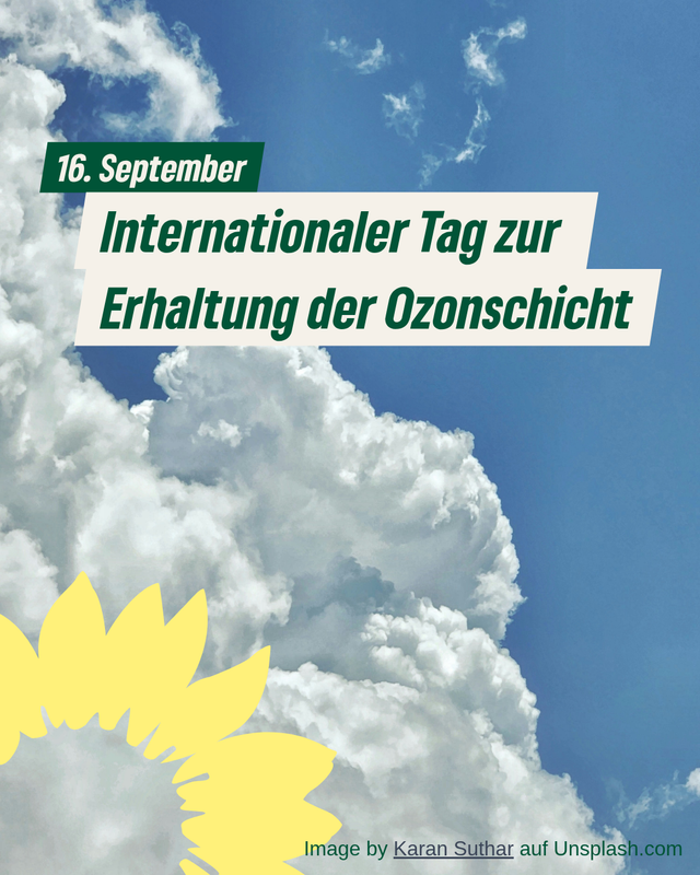 Internationaler Tag zur Erhaltung der Ozonschicht