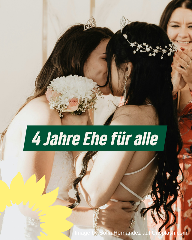 4 Jahre Ehe für alle!