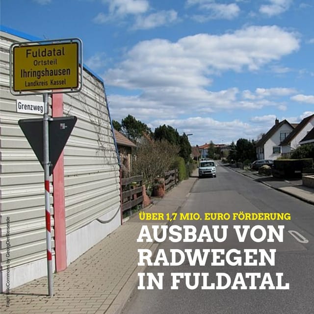Ausbau von Radwegen in Fuldatal