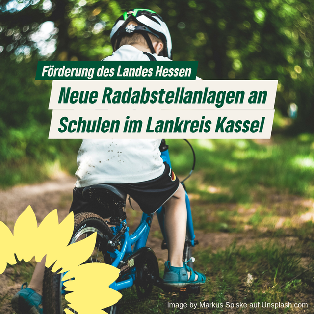 Neue Radabstellanlagen für Schulen im Landkreis Kassel