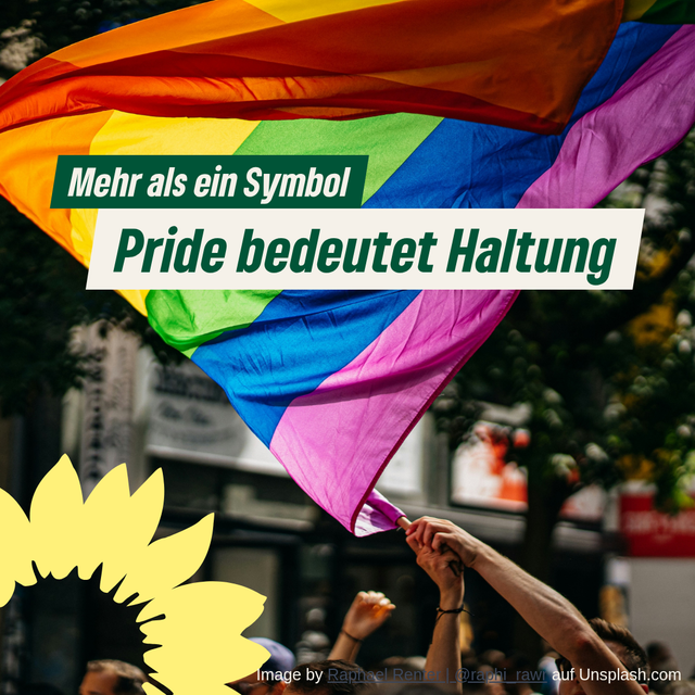 Pride bedeutet Haltung